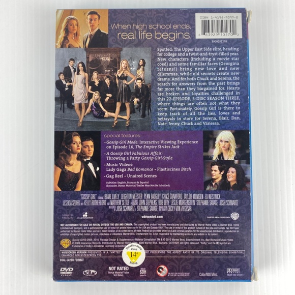 Gossip Girl Season 3 / The Complete Third Season 5 Disc Set DVD 2010 - Picture 2 of 8